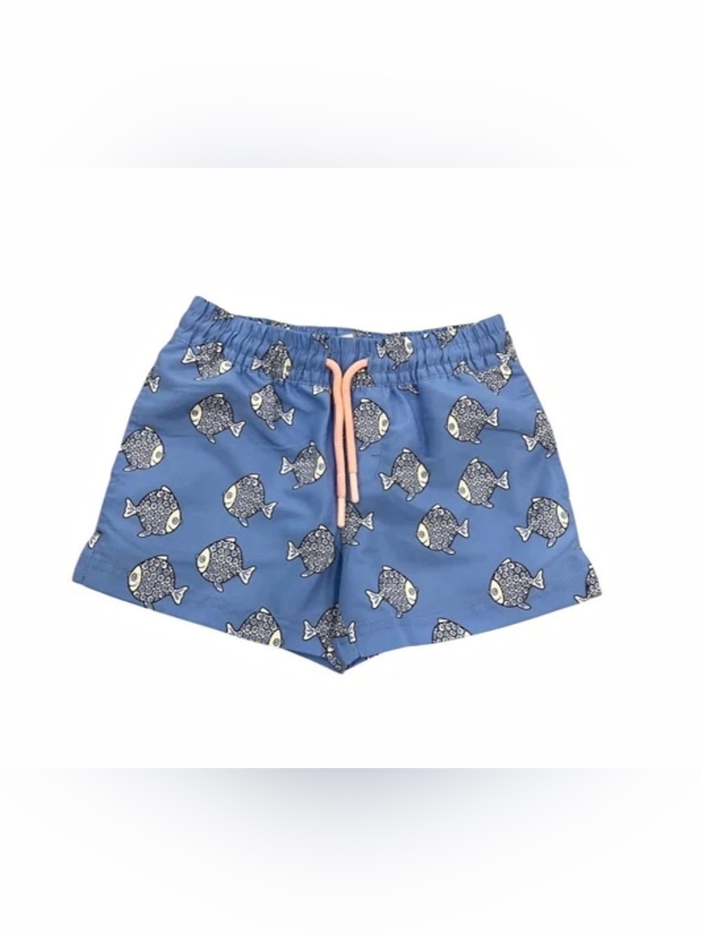 The Beaufort Bonnet Company Sport and Swim Trunks Blue Fish Print Size Size 10